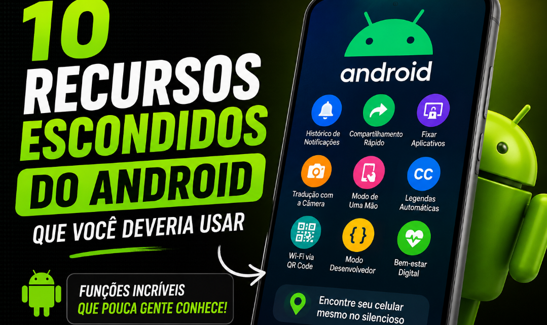 10 recursos escondidos do Android que você deveria usar